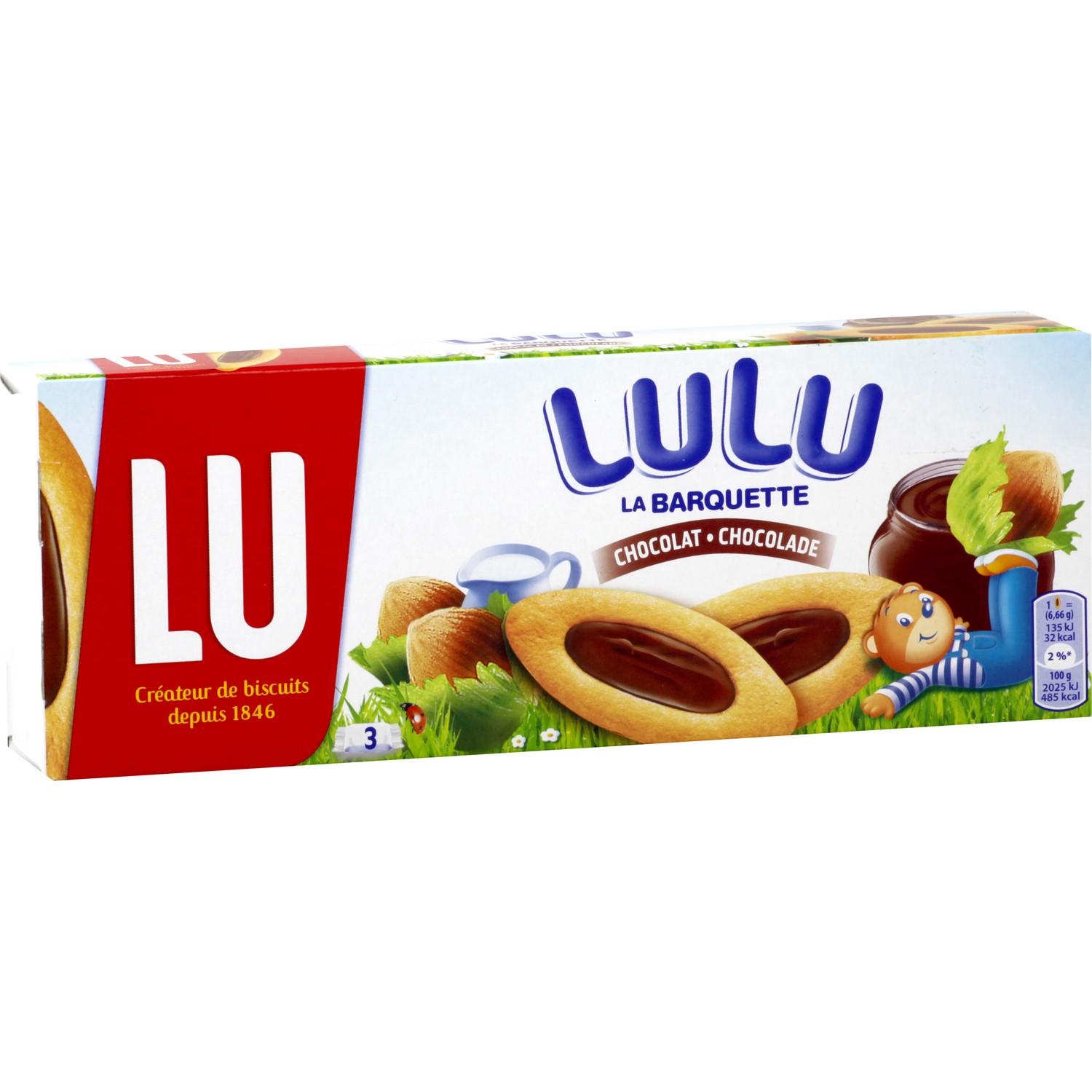 Lu Lulu la barquette chocolat lu - En promotion chez Netto