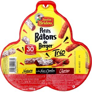 Petits Bâtons De Berger Trio Justin Bridou - My French Grocery