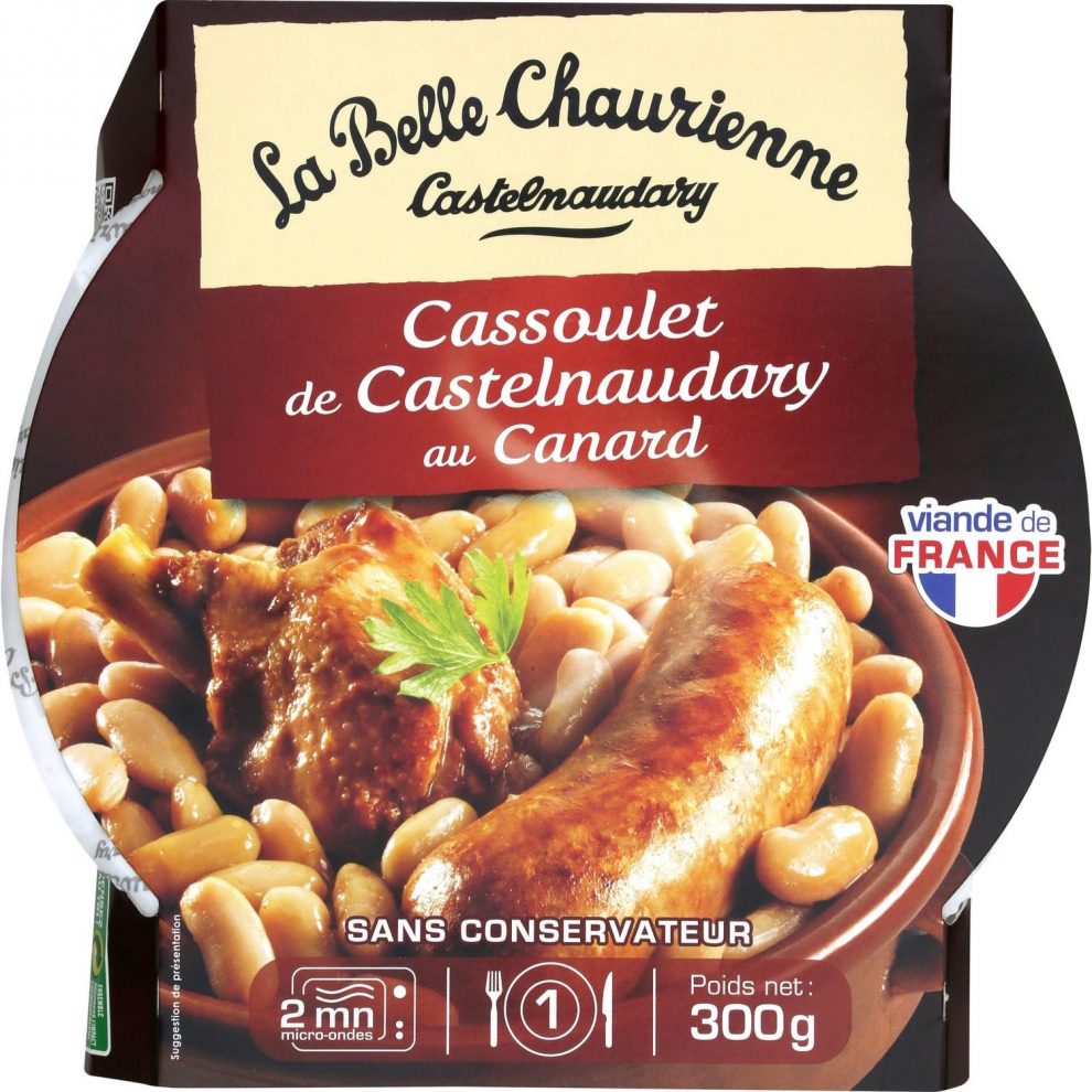 Cassoulet Au Porc & Saucisse De Toulouse LA BELLE CHAURIENNE