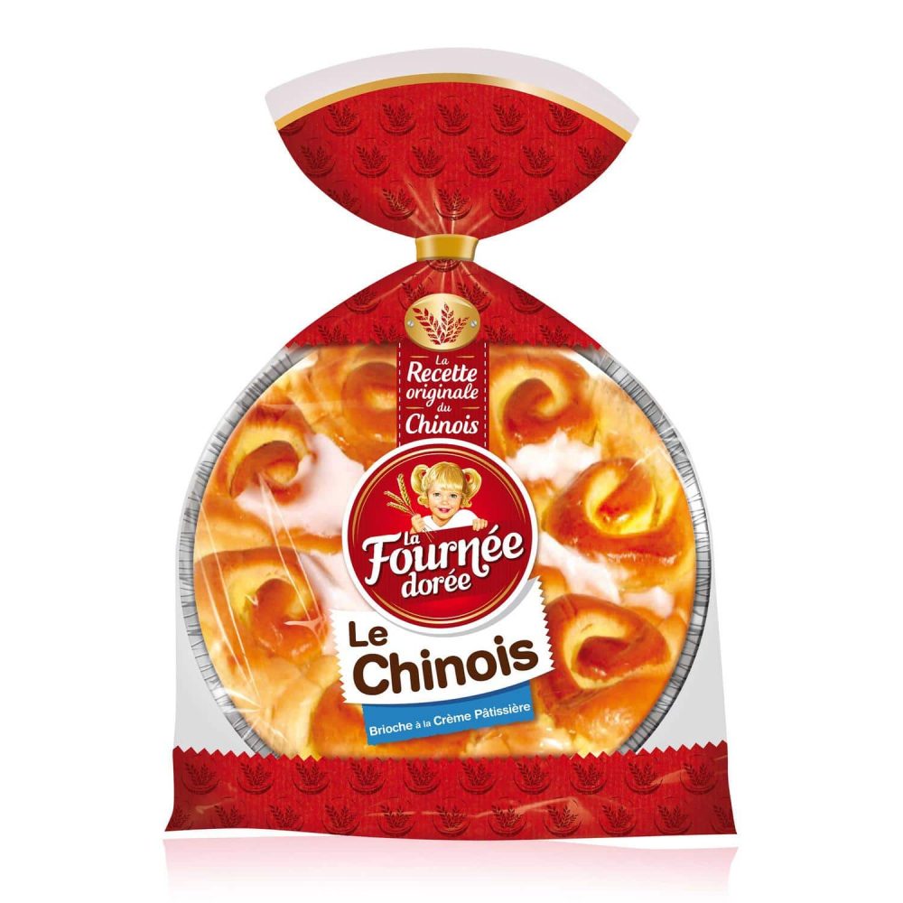 La Fournée Dorée Chinesische Brioche Gefüllt Mit Gebäckcreme