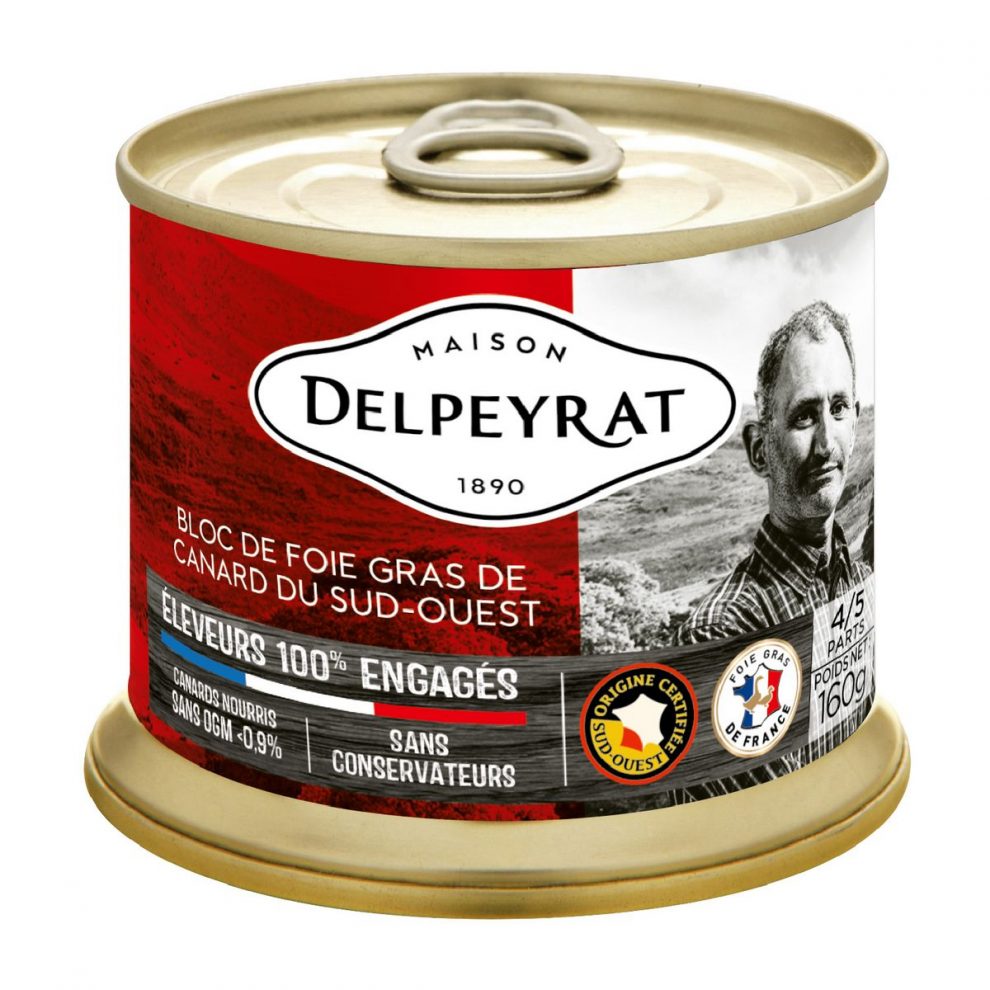 Block Of Duck Foie Gras Delpeyrat Buy Online My French Grocery