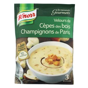 Soupe Velours De Cèpes & Champignons De Paris Knorr - My French Grocery