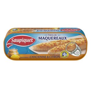 Filets De Maquereaux Au Citron & Moutarde Saupiquet - My French Grocery