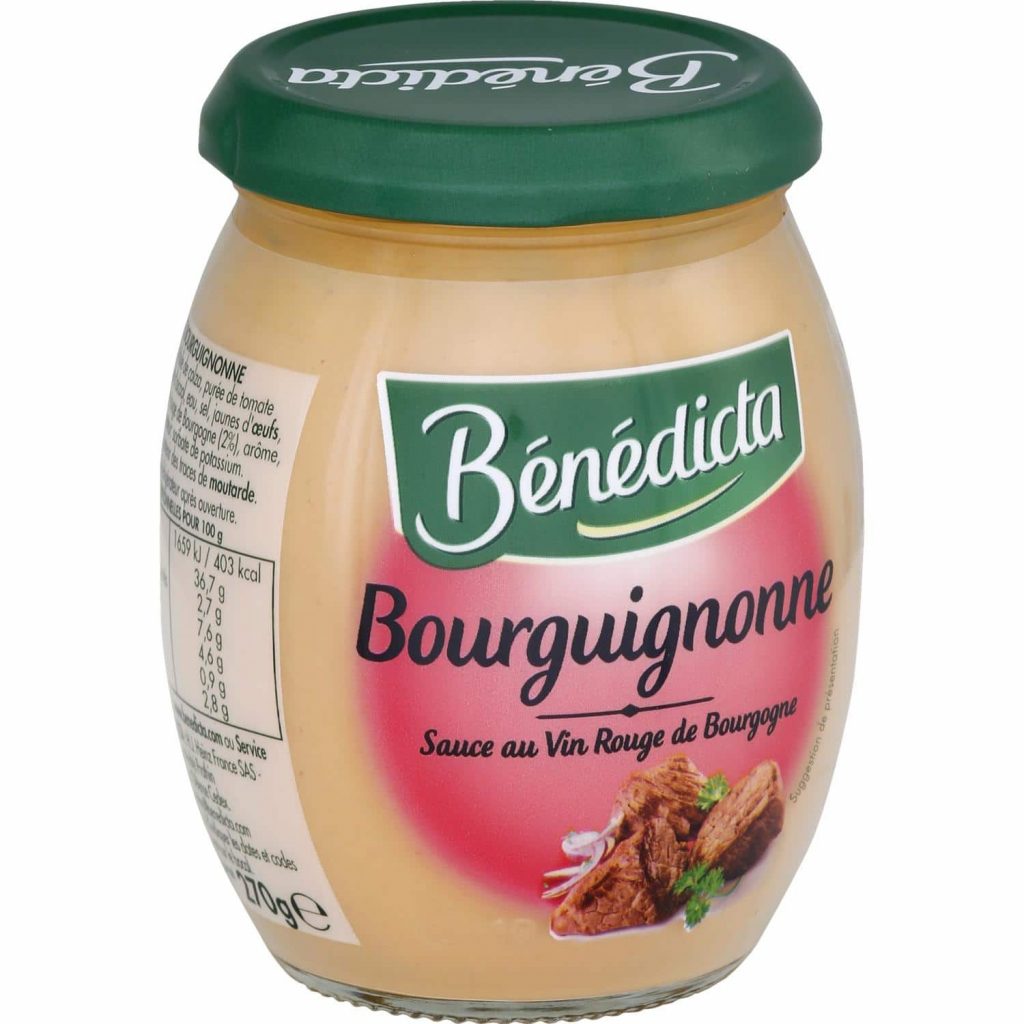 Sauce Bourguignonne Bénédicta My French Grocery