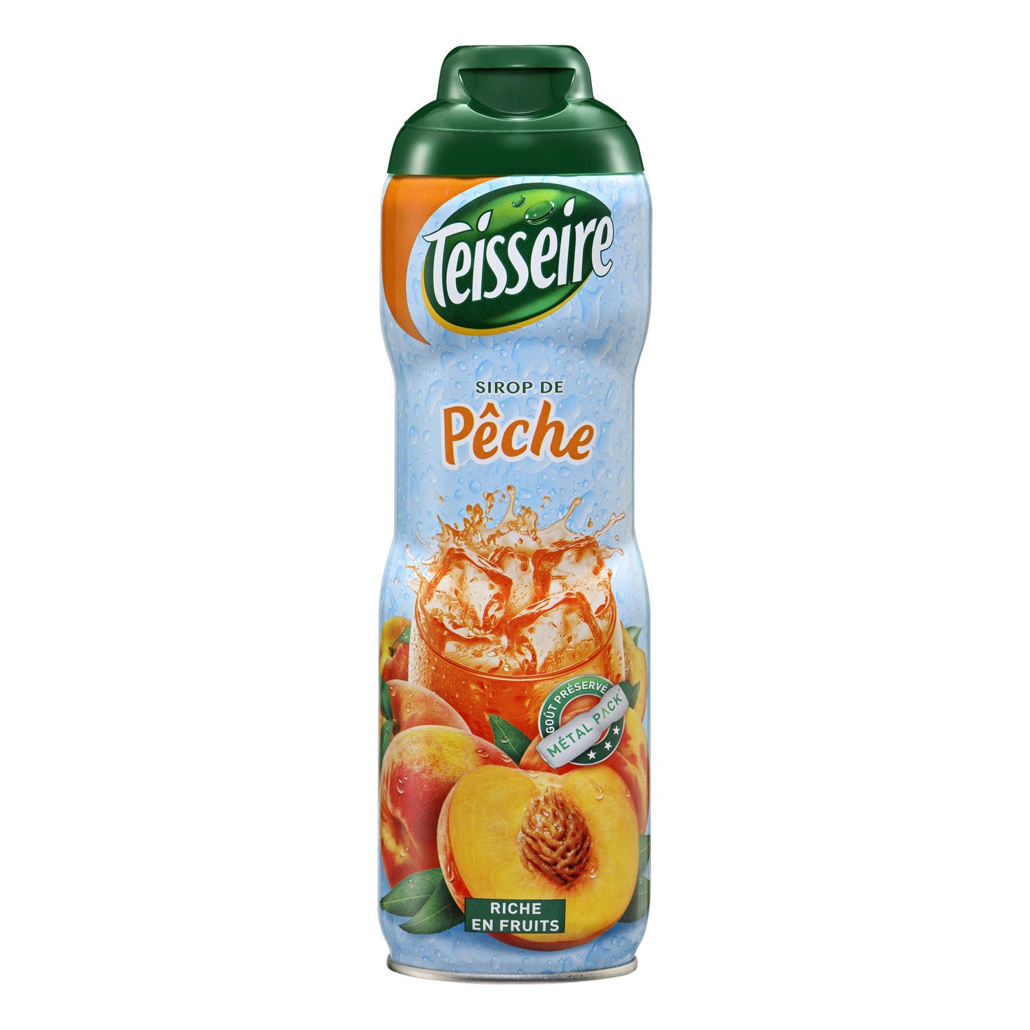 Peach Sirup Teisseire | Buy Online | My French Grocery