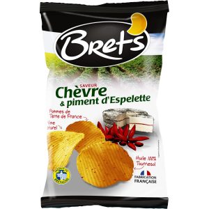 Chips Chèvre & Piment d'Espelette Bret's - My French Grocery
