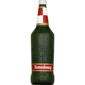 Blondes Bier Kronenbourg