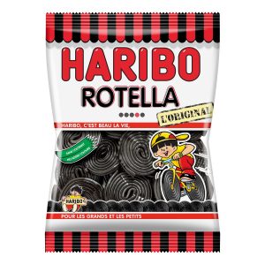 Caramelle liquirizia Haribo Rotella