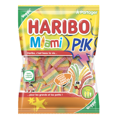 Haribo Miami Pik sachet de 1 Kg - Bonbon Haribo, bonbon au kilo ou