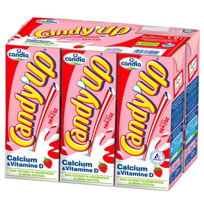 Candy'up à la vanille, Candia (6 x 20 cl)