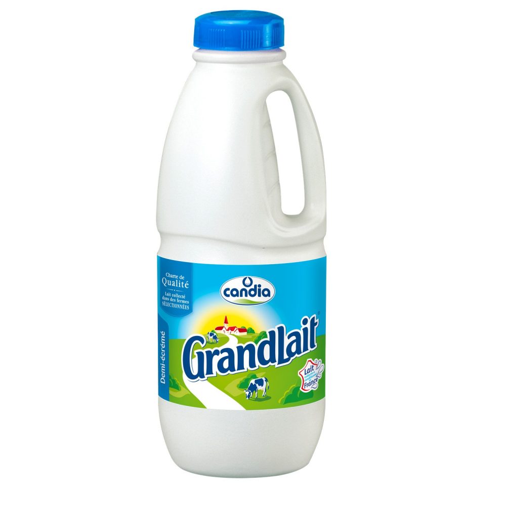 Lait Demi-Écrémé Candia Grandlait - My French Grocery