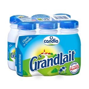 Lait Demi-Écrémé Candia Grandlait - My French Grocery