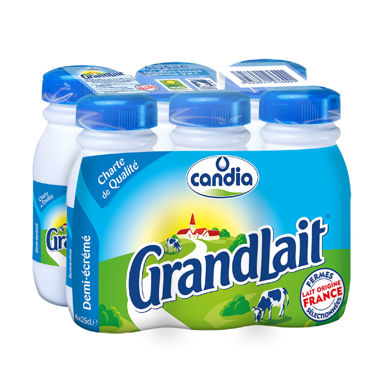 Semi-Skimmed Milk Candia Grandlait, Buy Online