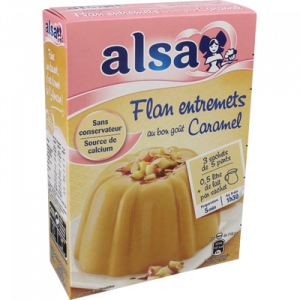 Préparation Flan Caramel Alsa - My French Grocery