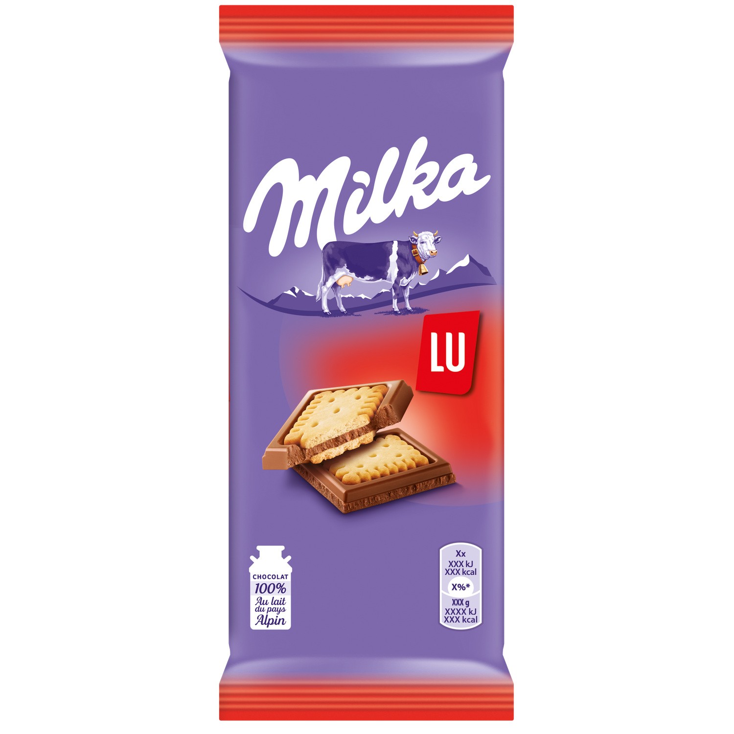 Milka Lu Biscuit Chocolate Bar