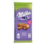 Cioccolato Al Latte & Nocciole Intere Milka X2