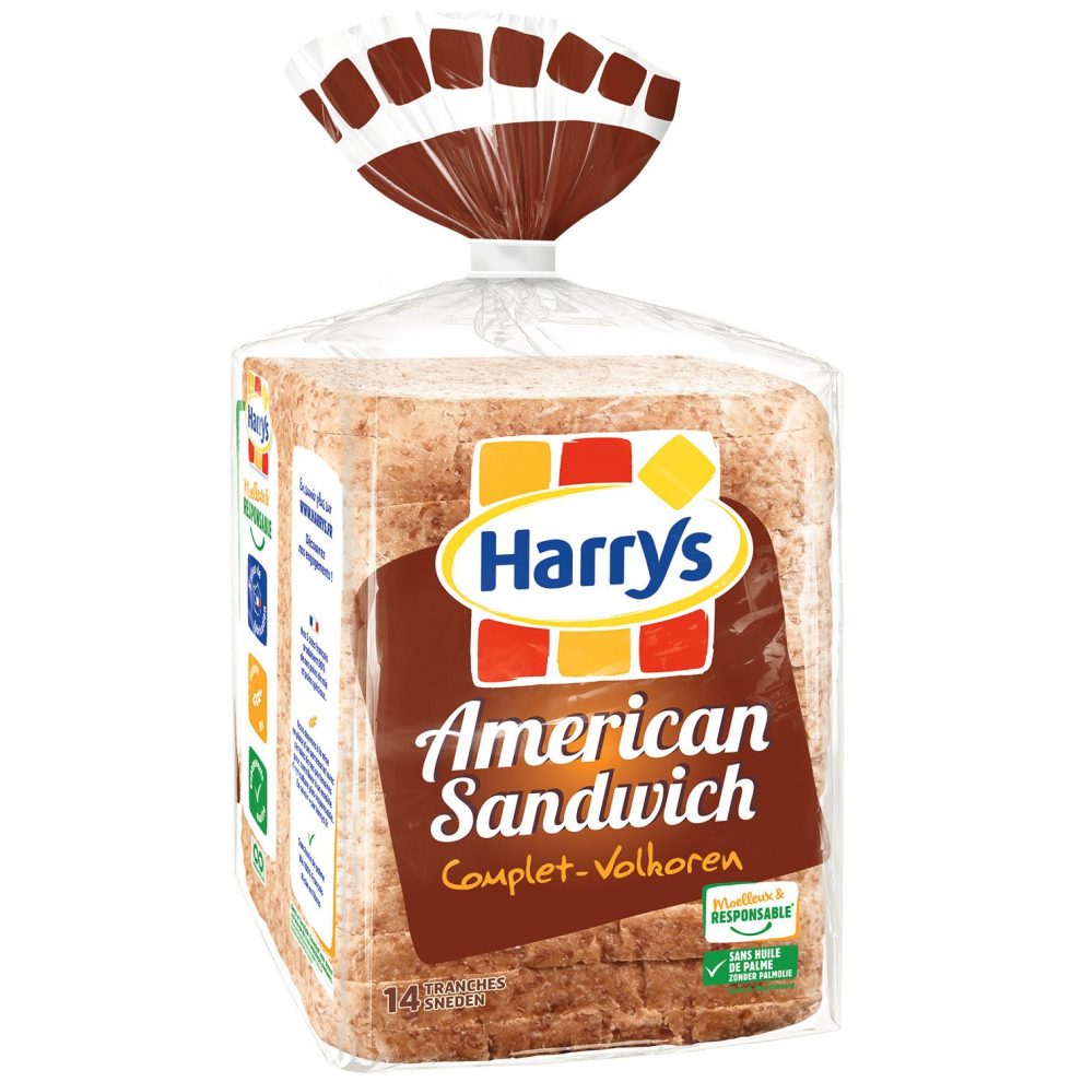 Wholegrain Bread "American Sandwich" Harry’s Buy Online My French Grocery