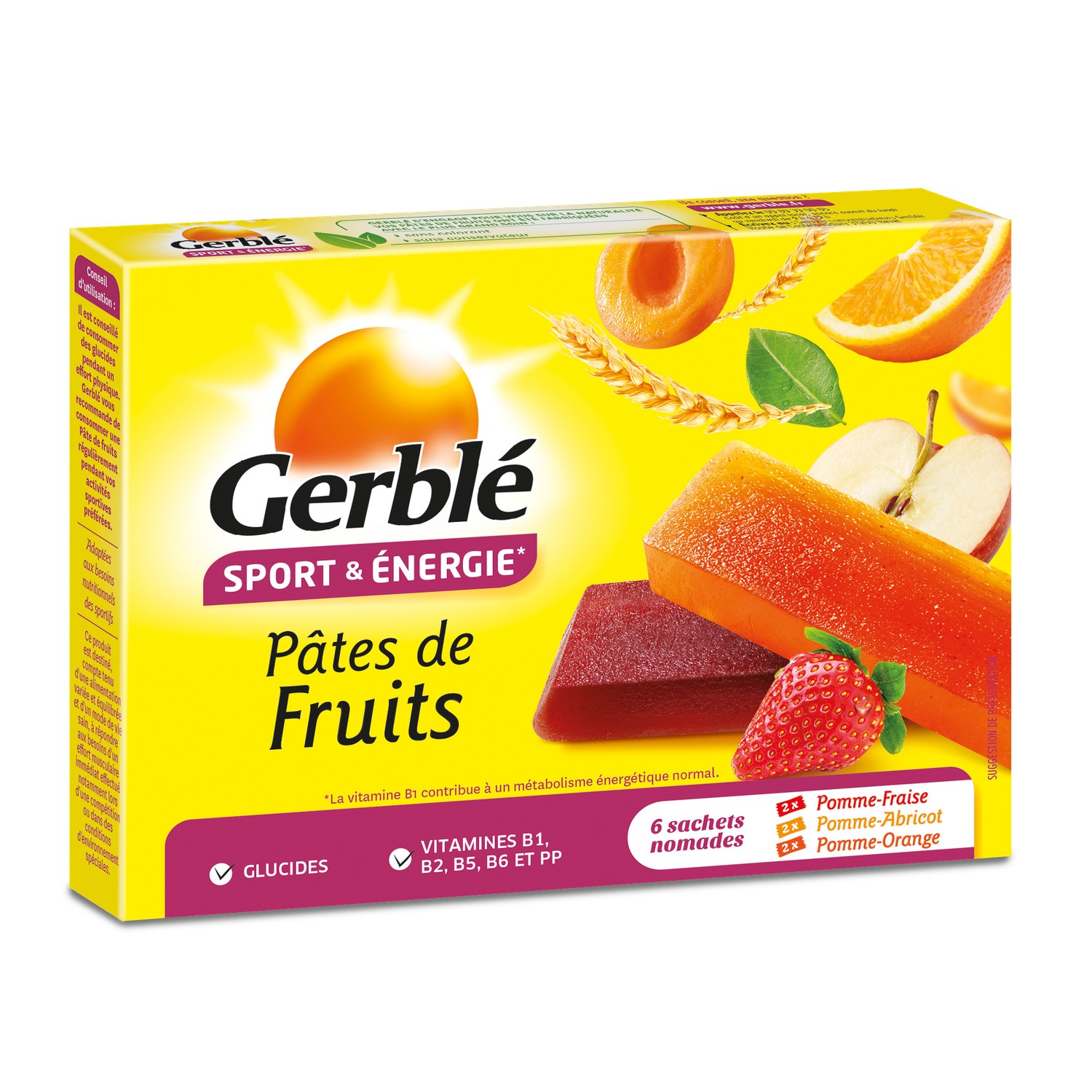 Fruit Bars Assortment Gerblé, Buy Online