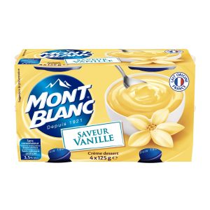 Cremas De Postre De Vainilla Mont-Blanc