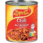Chili Con Carne Au Boeuf Zapetti - My French Grocery