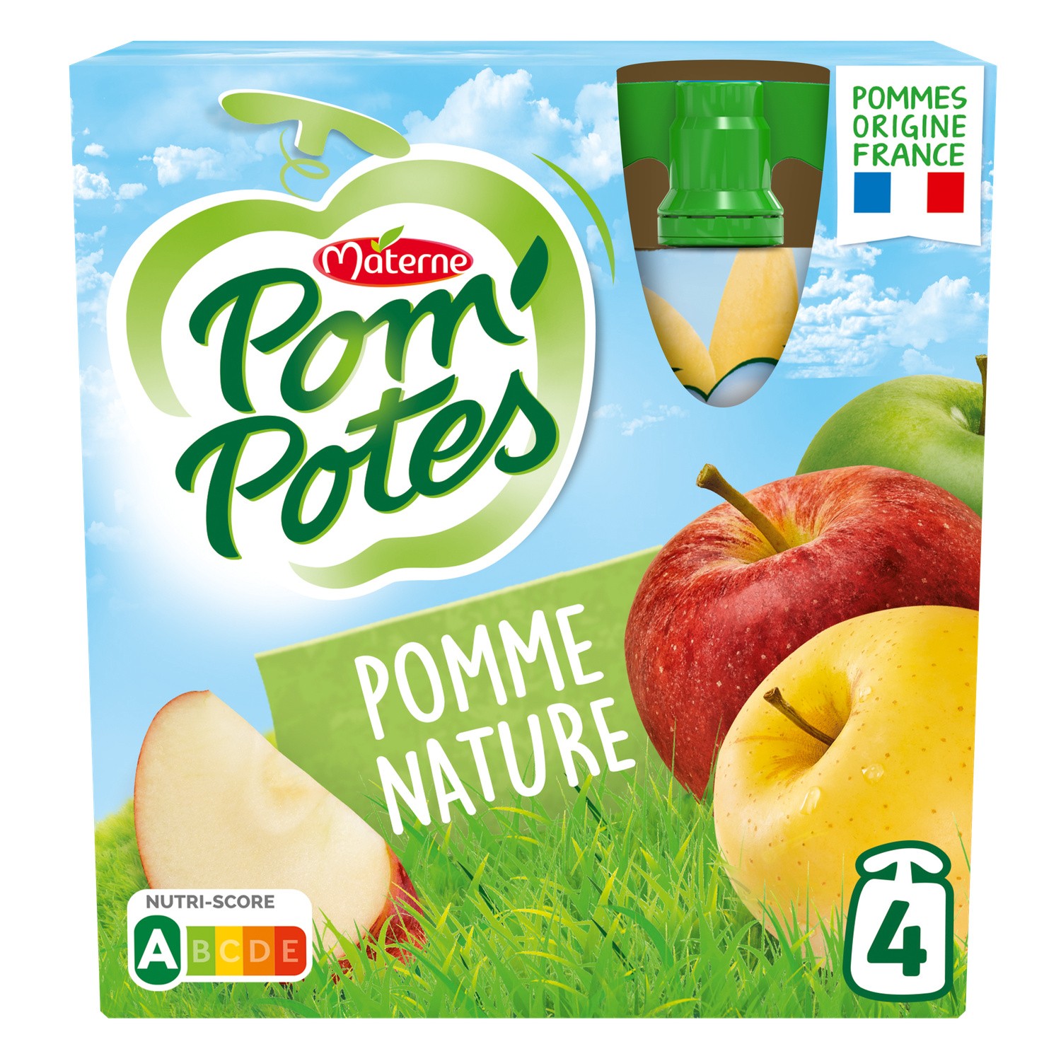 At vise grube Forretningsmand Apple Pom'Potes Materne - Buy Online - My French Grocery