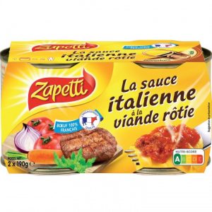 Sauce Italienne Zapetti - My French Grocery