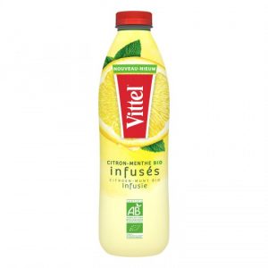 Organic Lemon & Mint Infused Water Vittel