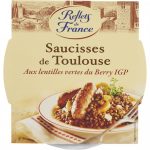 Saucisses de Toulouse Aux Lentilles Reflets De France - My French Grocery