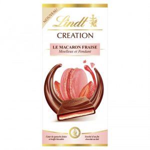 Chocolat Lait Création Macarons Fraise Lindt Création - My French Grocery