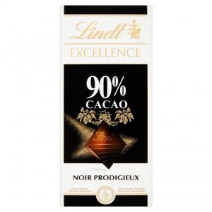 Chocolat Noir Lindt Excellence 90% - My French Grocery