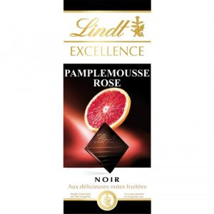 Chocolat Noir Pamplemousse Rose Lindt Excellence - My French Grocery