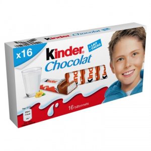 Barrette Di Cioccolato Al Latte Kinder Chocolat X16