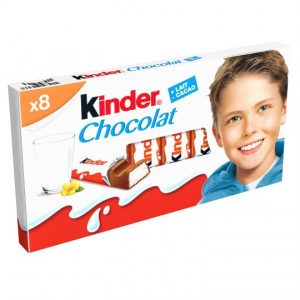Barritas De Chocolate Kinder Chocolat X8