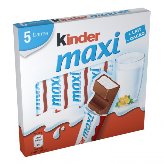 Barrette cioccolato Kinder Maxi