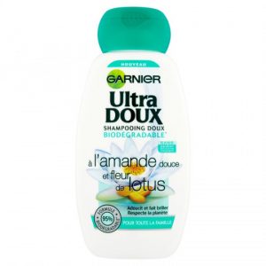Shampooing à L'Amande Douce & Fleur De Lotus Garnier Ultra Doux - My French Grocery