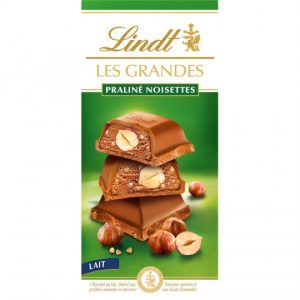 Chocolat Lait Praliné Noisettes Lindt - My French Grocery