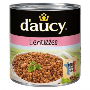 Cooked Lentils D'Aucy