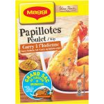 Papillotes Poulet Curry Maggi