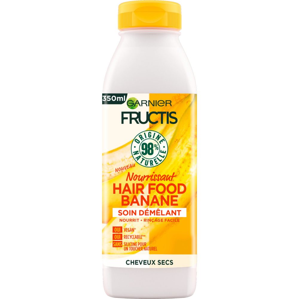 Districante Capelli Alimento Nutriente Banana Capelli Secchi Fructis Garnier