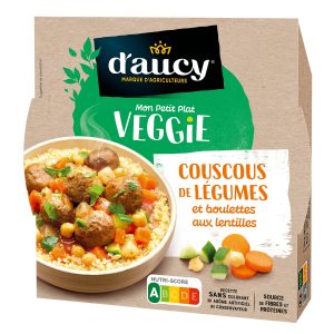 Plato Cocido De Cuscús & Albóndigas Von Verduras D'Aucy
