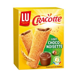 Barres Chocolat-Noisettes Cracotte Lu