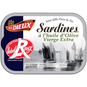 Sardinen in Olivenöl Label Rouge Le Trésor Des Dieux
