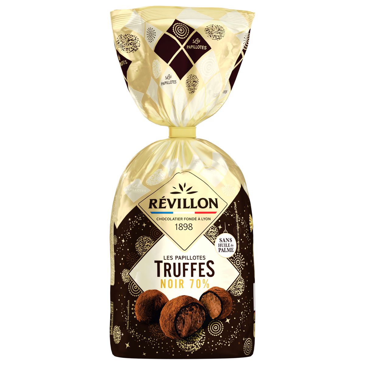 Dark Truffle Papillote 70 % Chocolate Revillon