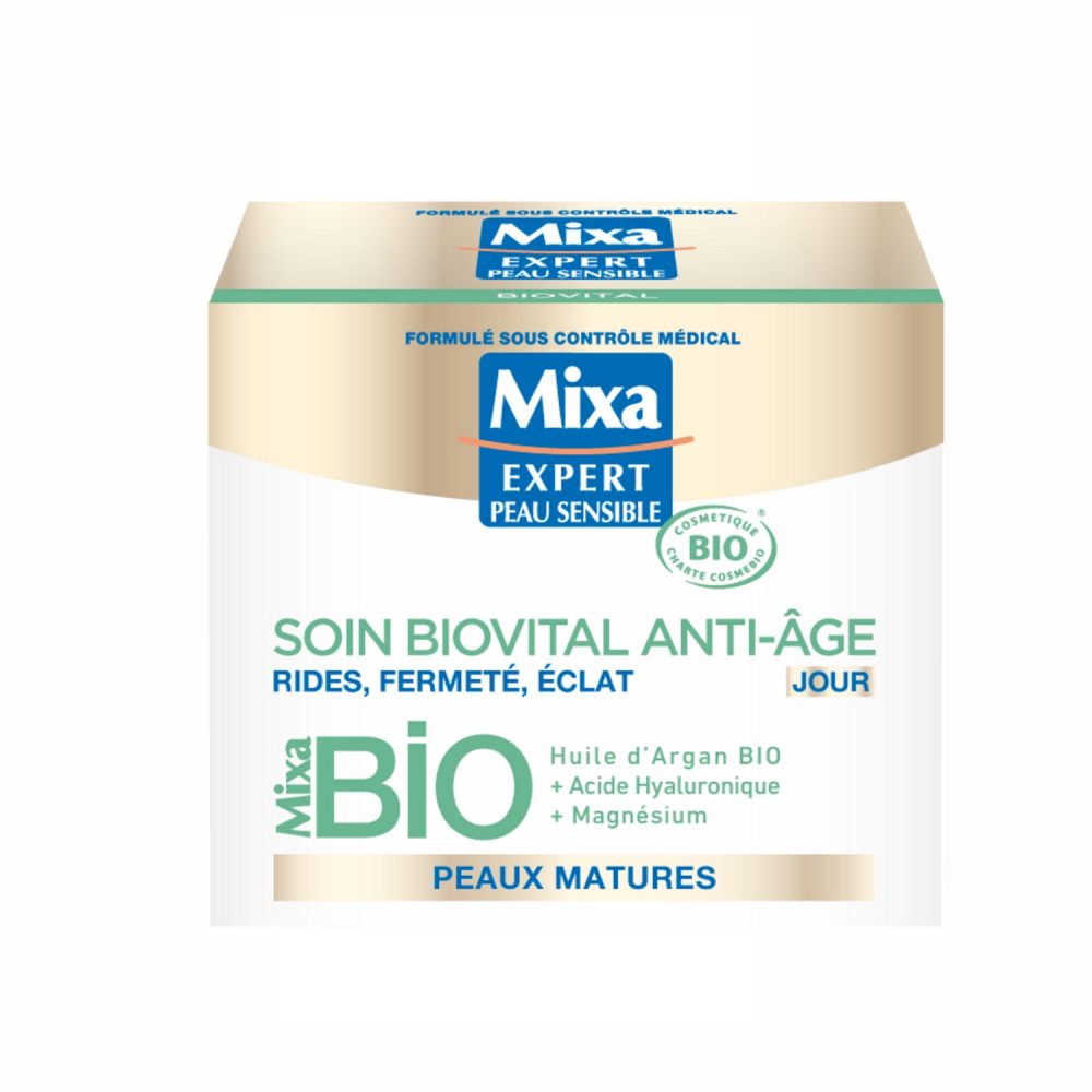 Crema Facial Antiarrugas Antienvejecimiento Piel Sensible Mixa