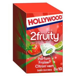 Erdbeer & Limetten-Kaugummi Hollywood 2Fruity