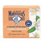 Savon Mains Et Corps Extra Doux Fleur D'Oranger Le Petit Marseillais