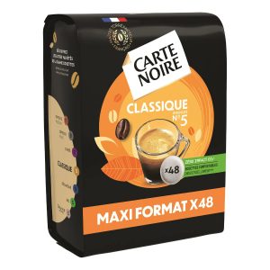 CARTE NOIRE Capsules de café espresso classique n°7 compatibles Nespresso  80 capsules 440g pas cher 