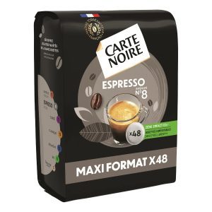 Cápsulas De Café Compatible Senseo Espresso n°8 Carte Noire