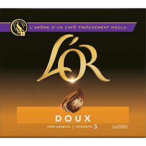 Café Moulu 100% Arabica "Doux" L'Or