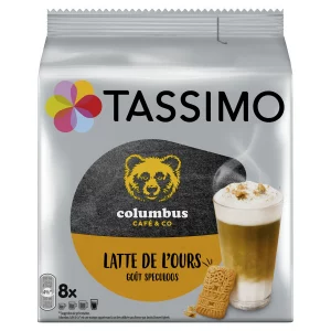 Monodosis De Café Sabor A Latte Especuloos Columbus Tassimo